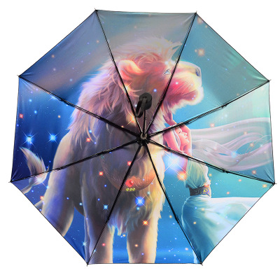 超強(qiáng)防紫外線(xiàn)太陽(yáng)傘晴雨兼用雨傘學(xué)生傘